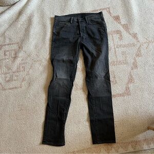 Men's Black Jeans H&M 31 Slim Straight